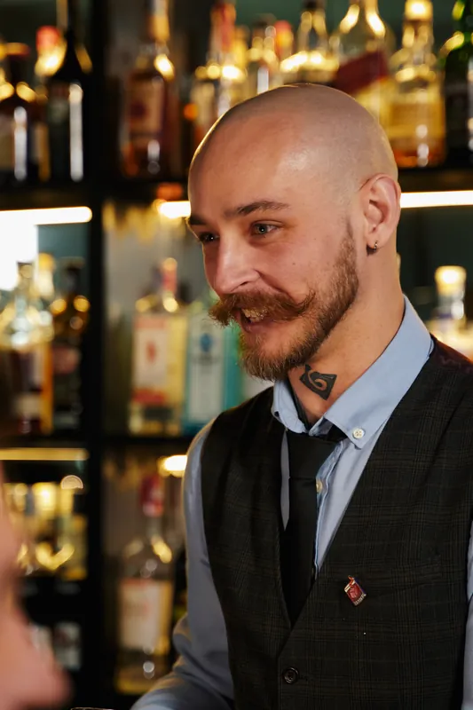 Ivan — bartender at Qube Cocktail Bar, Batumi
